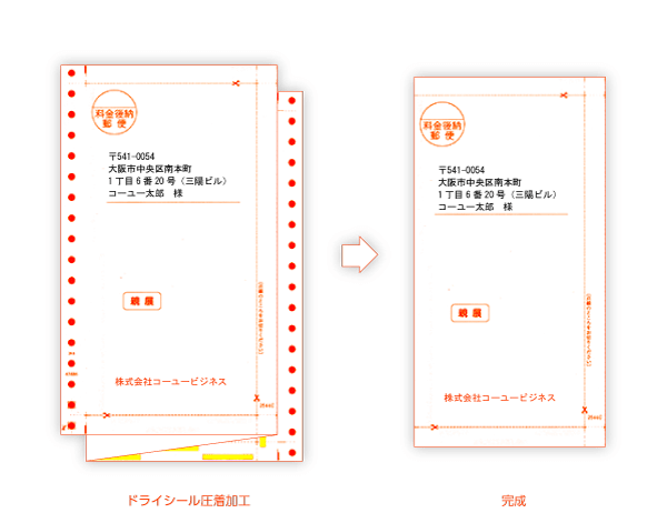 ドライシール　完成見本