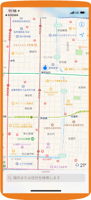 地図表示