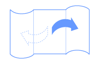 圧着はがき　2オープン