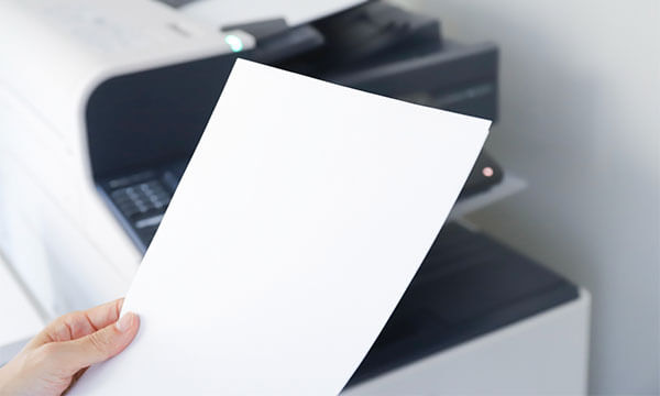 FAX注文書や依頼書のイメージ